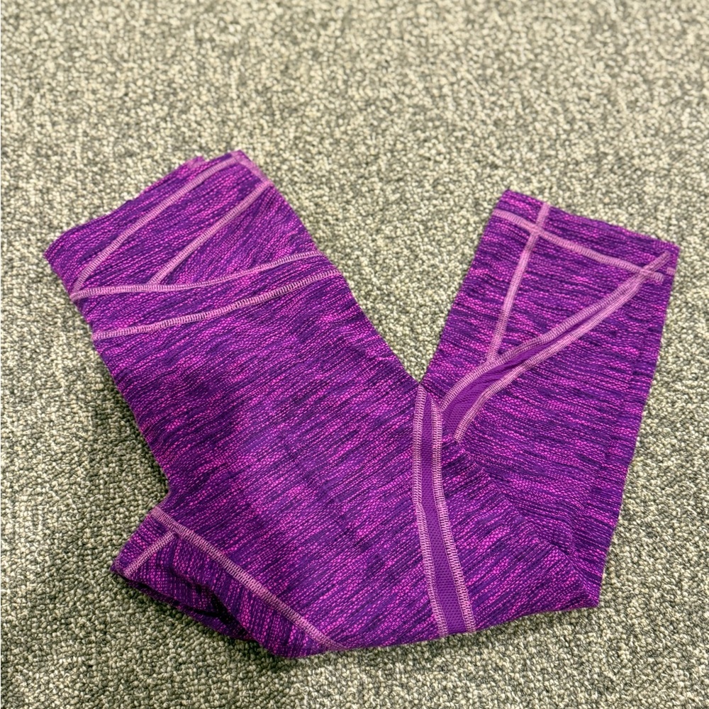 lululemon athletica Purple crop Leggings